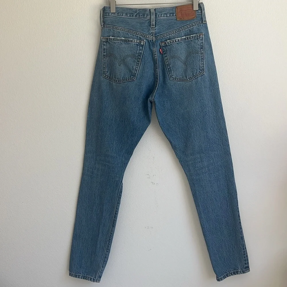 Levi's 501 S Skinny Quality Premium Distressed Jeans